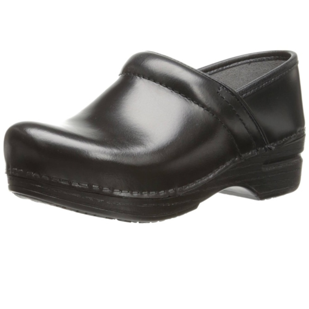 Dansko Black Leather Pro XP (Size 37 Wide)